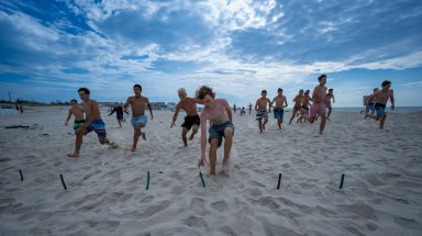 7-29-23 Town of Islip ocean Junior Lifeguard training, Atlantique.