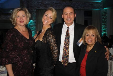 ADVANCING PARTNERSHIPS: Long Island MacArthur Airport Commissioner Shelby LaRose-Arken, FIN and Palms Hotel co-owners Laura and Christopher Mercogliano, and Town of Islip Superintendent Angie Carpenter at the Discover Long Island Tourism Awards Gala. (Photo by Laura Schmidt)
