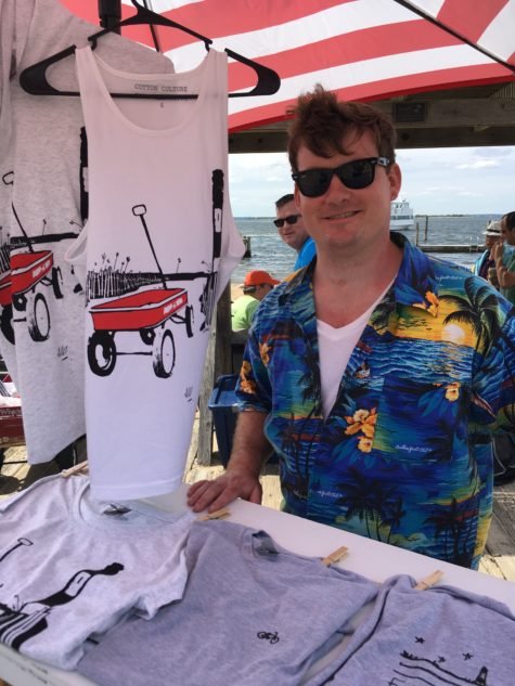 photo 3 James Kennedy and his Fire Island tee shirts