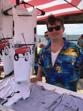 photo-3-James-Kennedy-and-his-Fire-Island-tee-shirts-e1469114164382-475×633