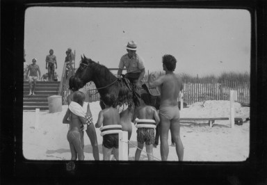 Fire Island National Seashore Ranger on horseback