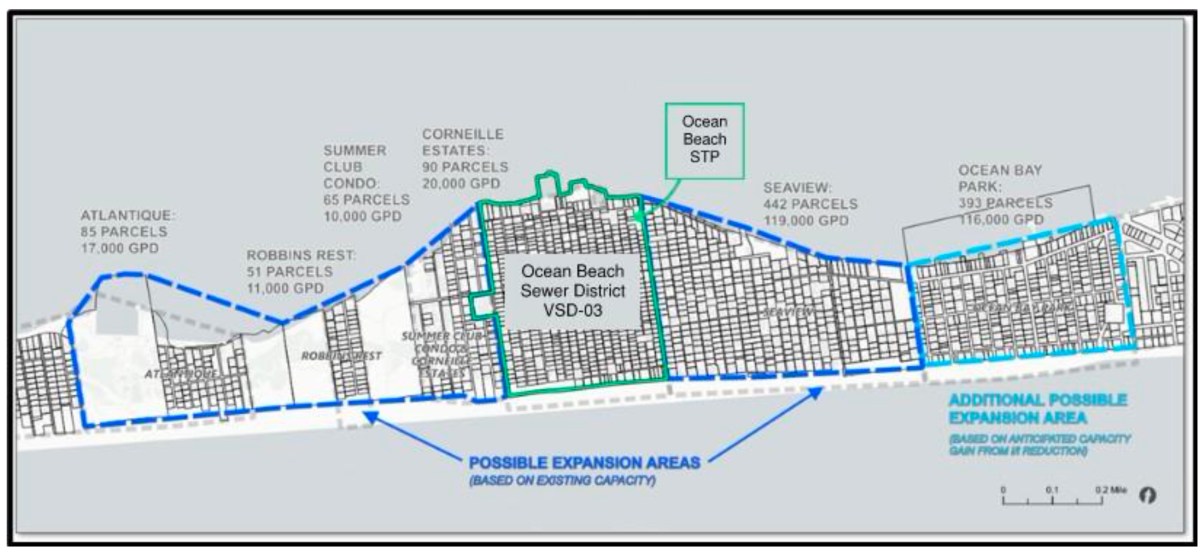 Ocean Beach Waste Water Treatment Plan map