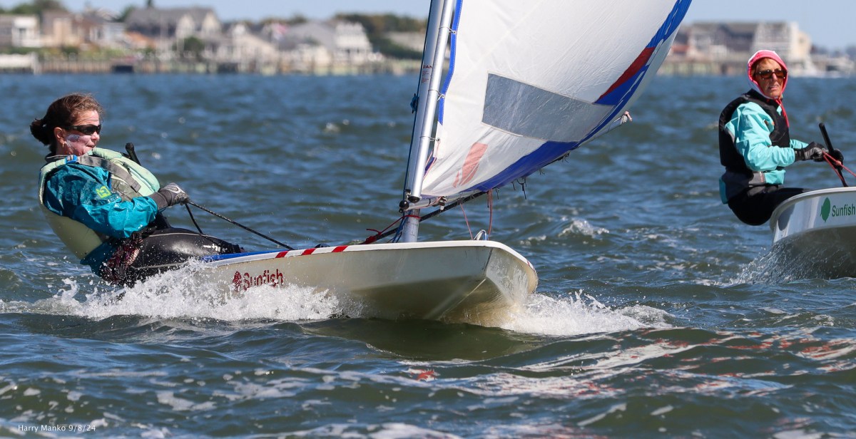 Great South Bay with the Sunfish North American Women’s Championship  2024