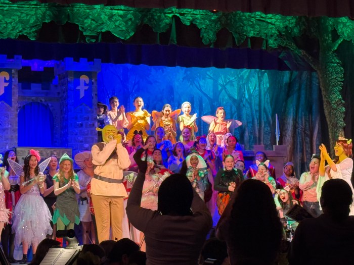 “Shrek The Musical,” music by Jeanine Tesori and book and lyrics by David Lindsay-Abaire.